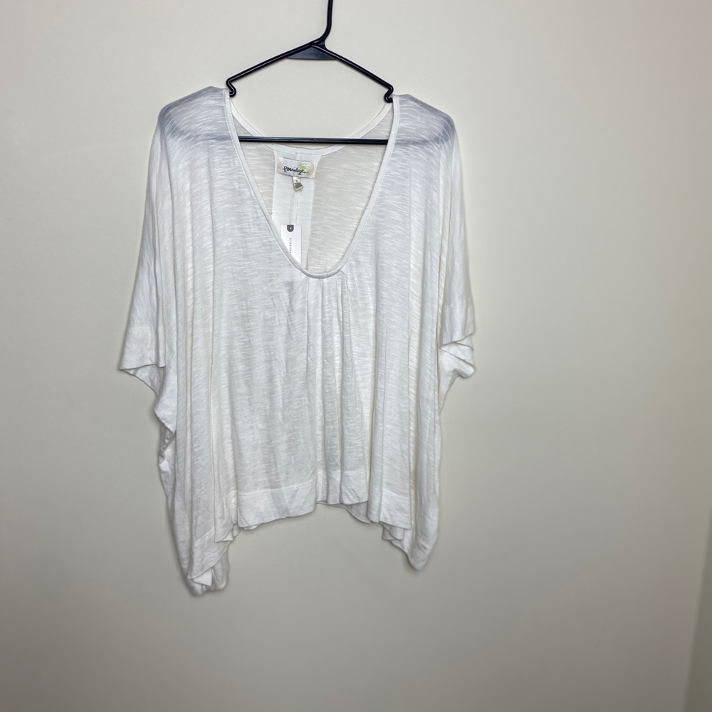 💖Anthropologie Porridge oversized swing top